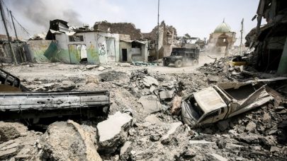 انتشار الألغام يهدد إعادة إعمار الموصل
