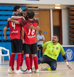شباب الأهلي يتأهل إلى نهائي كأس الإمارات لكرة الصالات