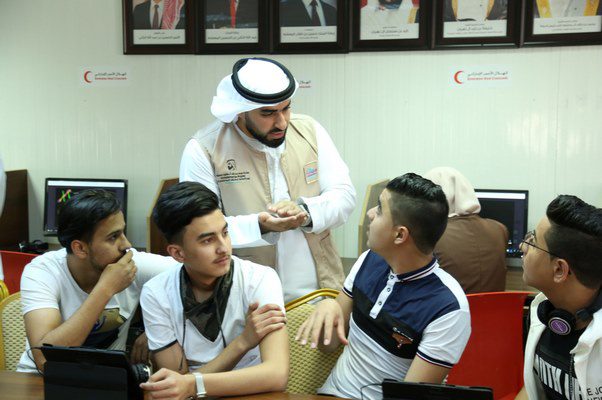 بدء تنفيذ مبادرة مدرسة في 1000 قرية غير متصلة بالإنترنت انطلاقا من مخيم مريجيب الفهود بالأردن