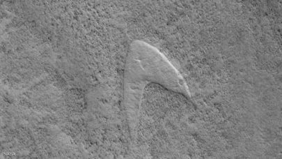 ناسا تعثر على شعار ” ستار تريك”.. على المريخ