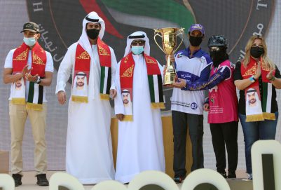 شيرينا الفلاسي تُحلق بلقب سباق السيدات في مهرجان محمد بن زايد للقدرة