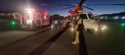 “الوطني للإنقاذ” ينفذ عملية إخلاء طبي لمصابين اثنين في صحراء ليوا ومنطقة العقة