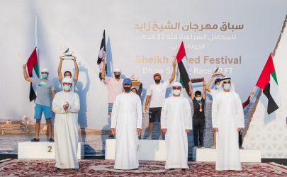 الشراع “داحس” يُتوج بلقب مهرجان الشيخ زايد للشراع فئة 22 قدماً