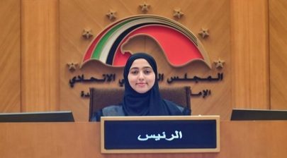 مثايل محمد الصريدي رئيسة البرلمان الإماراتي للطفل بالتزكية