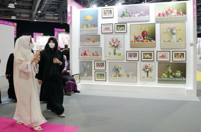 لطيفة بنت محمد تفتتح النسخة السابعة من معرض فنون العالم دبي