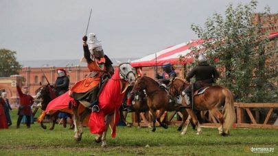إفتتاح مهرجان “معركة “النيفا” التاريخي في بطرسبورغ