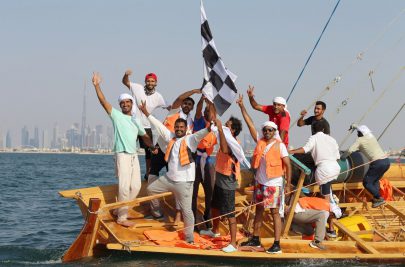 قوارب زايد بن حمدان تتصدر سباق “دبي الشراعي”