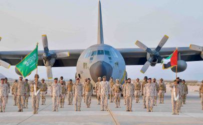 وصول القوات البرية الملكية السعودية المشاركة في تمرين “المصير واحد-1” مع القوات البرية الإماراتية