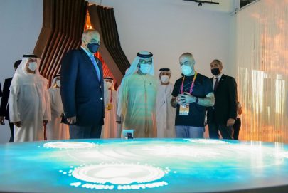 محمد بن راشد يزور جناحي الأردن وسنغافورة في “إكسبو دبي 2020”