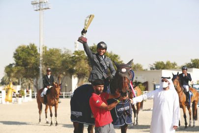  “فرسان شرطة أبوظبي” يحصد المركز الأول في منافسات دوري الإمارات لقفز الحواجز