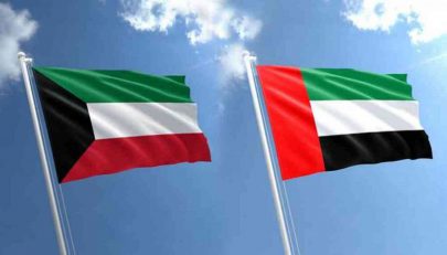 الإمارات تشارك الكويت احتفالاتها باليوم الوطني الـ61