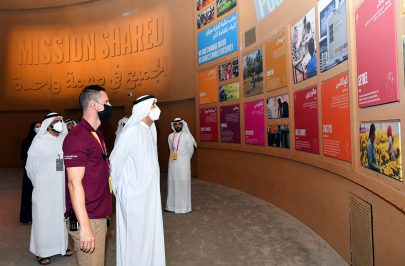 صقر غباش يزور عدداً من أجنحة “إكسبو 2020 دبي”