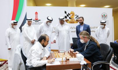 80  لاعباً من 48 دولة يتنافسون ببطولة “ماسترز الشارقة” الدولية للشطرنج