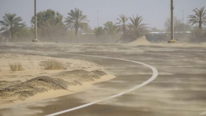 “الأرصاد”: وصول موجة الغبار إلى المناطق الغربية من الدولة