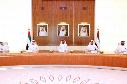  مجلس الوزراء يجدد المباركة والمبايعة والانتظام خلف رئيس الدولة لقيادة المرحلة التاريخية الجديدة في الإمارات