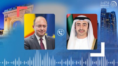 عبدالله بن زايد ووزير خارجية رومانيا يبحثان هاتفياً العلاقات الثنائية بين البلدين