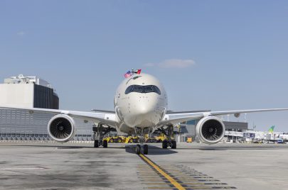 طائرة “الاتحاد للطيران” الجديدة “إيرباص A350” تستهل رحلتها إلى نيويورك