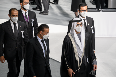 خالد بن محمد بن زايد يشارك في مراسم تشييع جنازة رئيس الوزراء الياباني السابق شينزو آبي