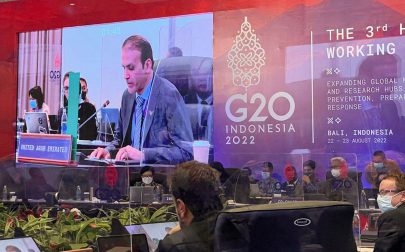 الإمارات تشارك بجلسة العمل الصحية الـ 3 لمجموعة الـ20 في إندونيسيا