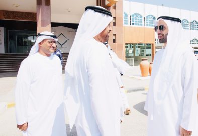 محمد بن سعود القاسمي يزور دار القضاء في رأس الخيمة ويتفقد سير العمل بالمحاكم والنيابة العامة