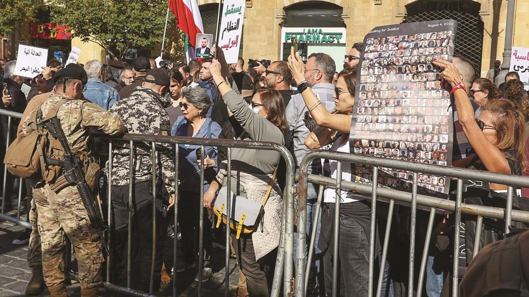 اعتصام لأهالي موقوفي “انفجار مرفأ بيروت”