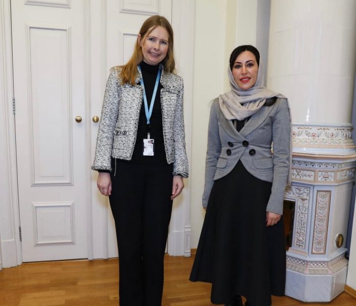 سفيرة الدولة تقدم نسخة من أوراق اعتمادها لوزارة الخارجية النرويجية