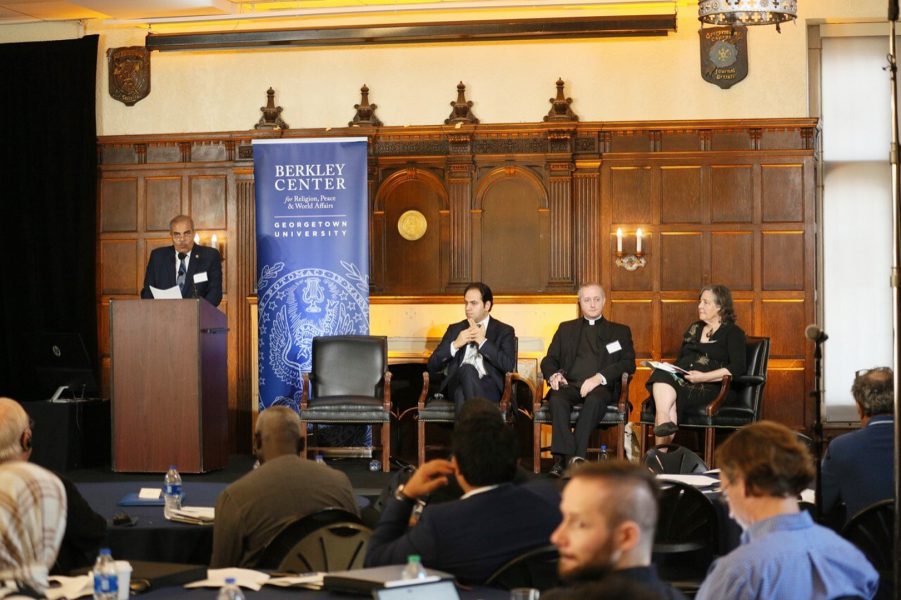 ‫ مجلس حكماء المسلمين وجامعة جورج تاون يطلقان برنامج الحوارات الطلابية العالمية حول الأخوة الإنسانية