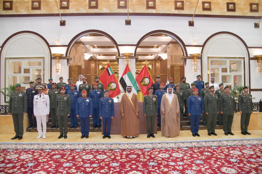 وزير الدولة لشؤون الدفاع يشهد حفل التسليم والاستلام لرئاسة أركان القوات المسلحة‎‎