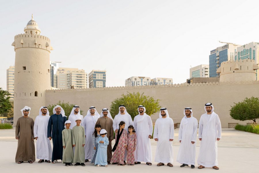 ذياب بن محمد بن زايد وعدد من الشيوخ يزورون مهرجان الحصن 2023