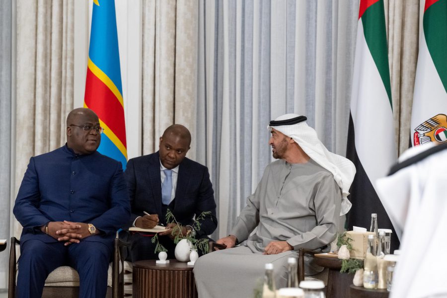 رئيس الدولة يبحث مع رئيس الكونغو الديمقراطية العلاقات الثنائية