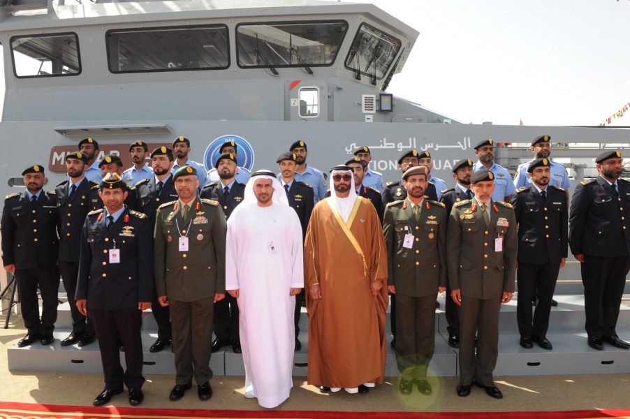 محمد البواردي يدشن الزورق “مسبار” خلال “نافدكس 2023”