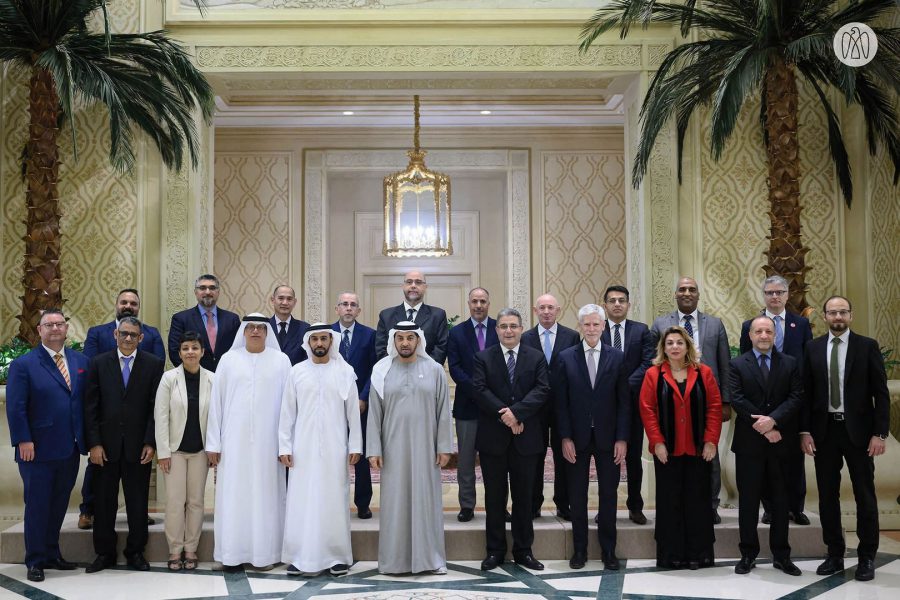 حمدان بن زايد يستقبل وفداً من القيادات الأكاديمية والإدارية بجامعة أبوظبي