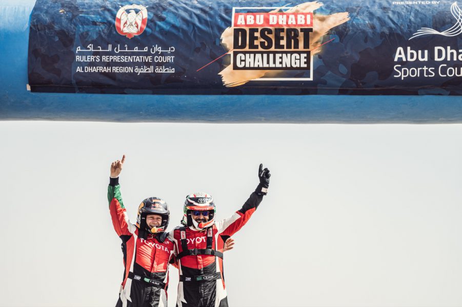 برعاية حمدان بن زايد الراجحي يتوج بطلاً لفئة السيارات لرالي أبوظبي الصحراوي والفرنسي ڤان بيڤرين بطلاً لفئة الدراجات