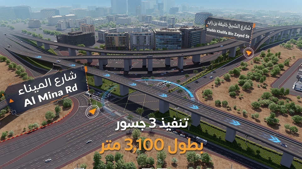 (طرق دبي) ترسي عقدا في المرحلة الرابعة من مشروع تطوير محور الشندغة بتكلفة 800 مليون درهم