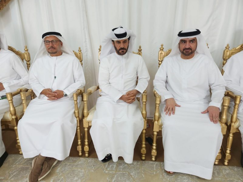 عبدالله بن سالم القاسمي يعزي في وفاة سيف محمد بن سليم الفلاسي‎‎