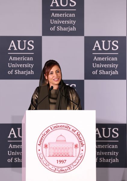 بدور القاسمي تحضر حفل إفطار خريجي الجامعة الأمريكية في الشارقة