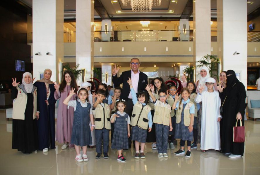 “فرحتكم فرحتنا” في ميديا روتانا دبي بالتنسيق بين مدرسة دبي الوطنية وهيئة الهلال الأحمر الإماراتي