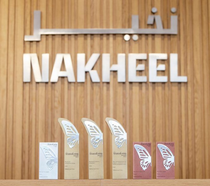 “Nakheel Wins Six Awards at Transform Awards Middle East and Africa 2023 for Corporate Identity and Brand Strategy”