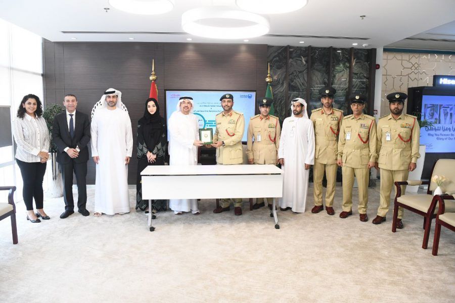 اللواء أحمد بن غليطة يطلع على إنجازات مركز شرطة ند الشبا