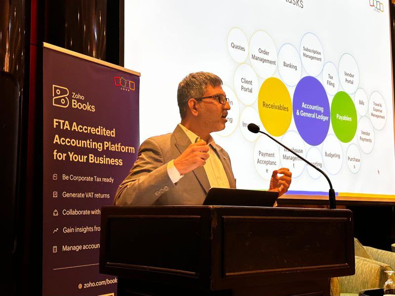 زوهو أول شركة تطلق مزايا ضريبة الشركات في الإمارات ضمن برنامج “زوهو بوكس”