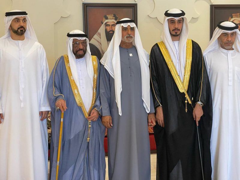 نهيان بن مبارك يحضر أفراح المزروعي و المريخي في أبوظبي