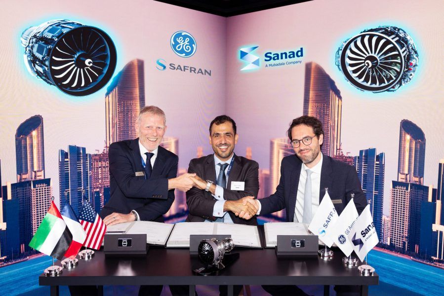 اتفاقية شراكة بين سند و”جنرال إلكتريك للطيران” و”سافران لمحركات الطائرات”