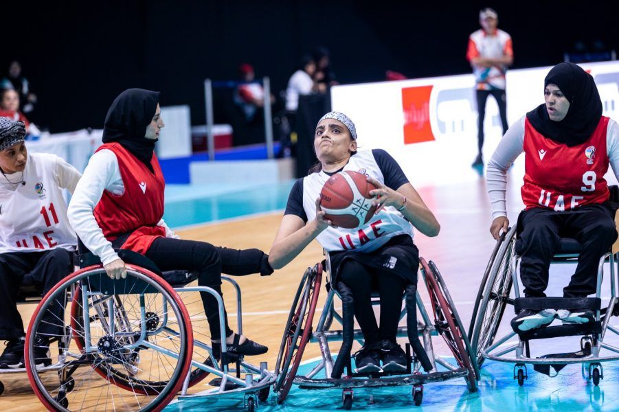 مونديال السلة على الكراسي المتحركة شهادة ميلاد لمنتخبات نسائية إماراتية وخليجية