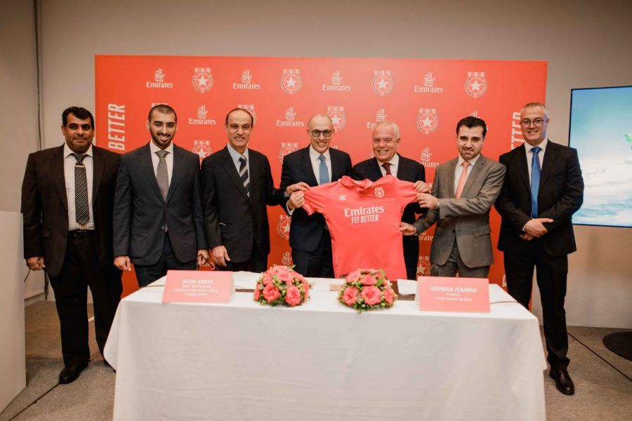 طيران الإمارات ترعى نادي النجم الرياضي الساحلي التونسي