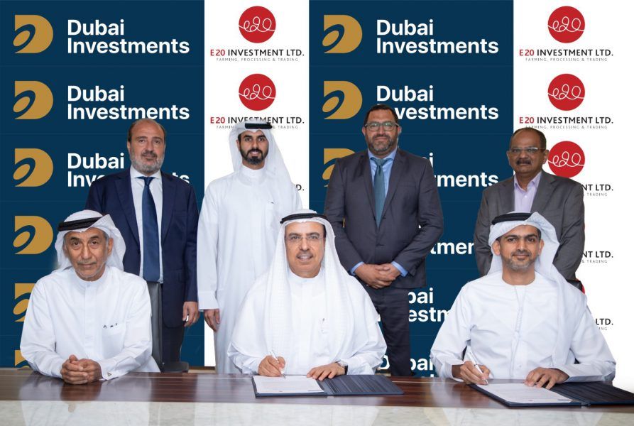 “دبي للاستثمار” وشركة “E20” توقعان مذكرة استثمار زراعي في أنغولا
