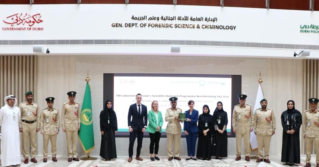 الـ”أف بي آي” يطلع على أفضل الممارسات في الأدلة الجنائية بشرطة دبي