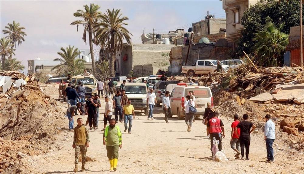 الصليب الأحمر: الأمل بالعثور على ناجين في ليبيا لا يزال قائماً