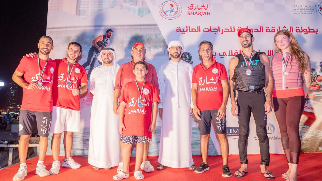 55 متسابقاً في ختام الجولة الثانية من بطولة الشارقة للدراجات المائية