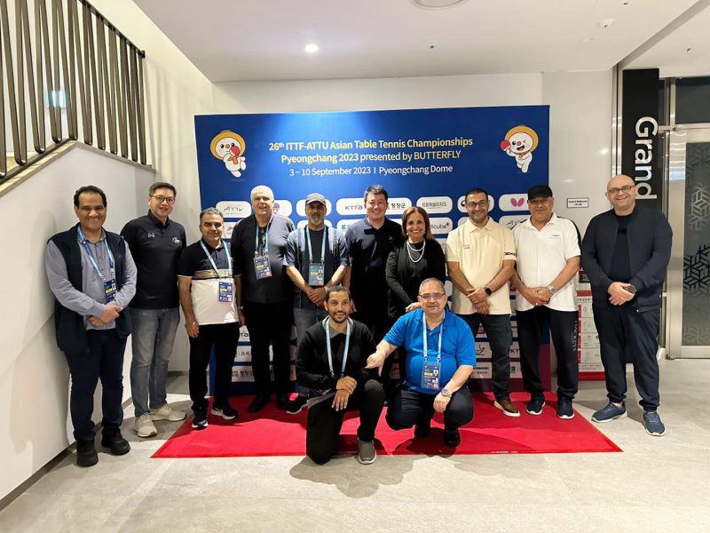 “غرب آسيا” يدعم جهود اتحاد الطاولة في استضافة دولية “الشباب والناشئين”