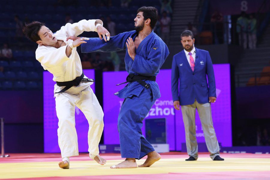 ذهبية وفضية و3 برونزيات.. انجاز جديد للجودو الإماراتي في “الآسياد”